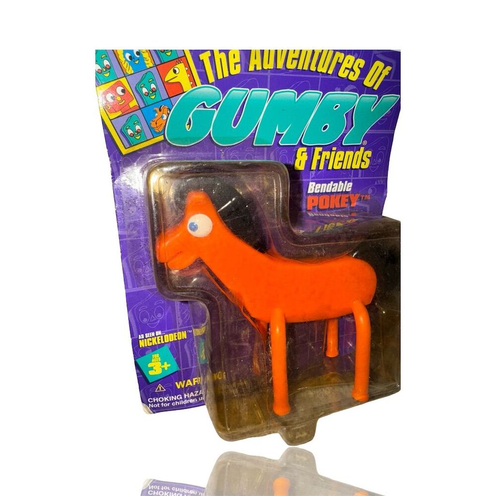 The Adventures of Gumby & Friends Pokey Bendable Figure 1995 Vintage Toy